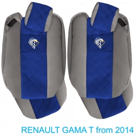 Sitzbezuge für RENAULT T-GAMA nach 2014 grau
