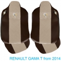 Sitzbezüge für RENAULT T-GAMA nach 2014 braun