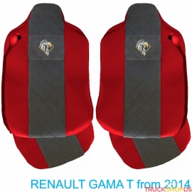 Sitzbezüge für RENAULT T-GAMA nach 2014 rot